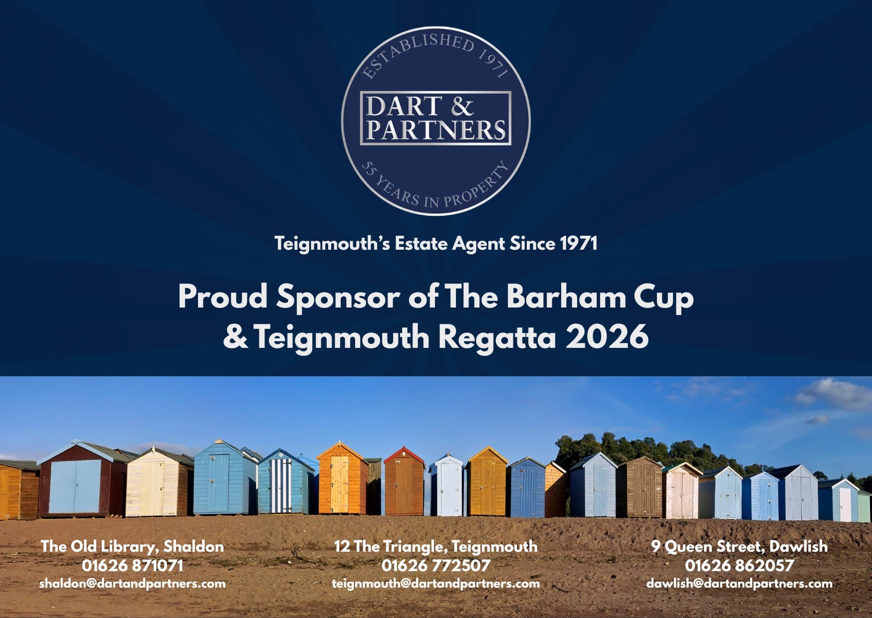 We are proud to be sponsoring the Barham Cup as part of Teignmouth Regatta 2026
