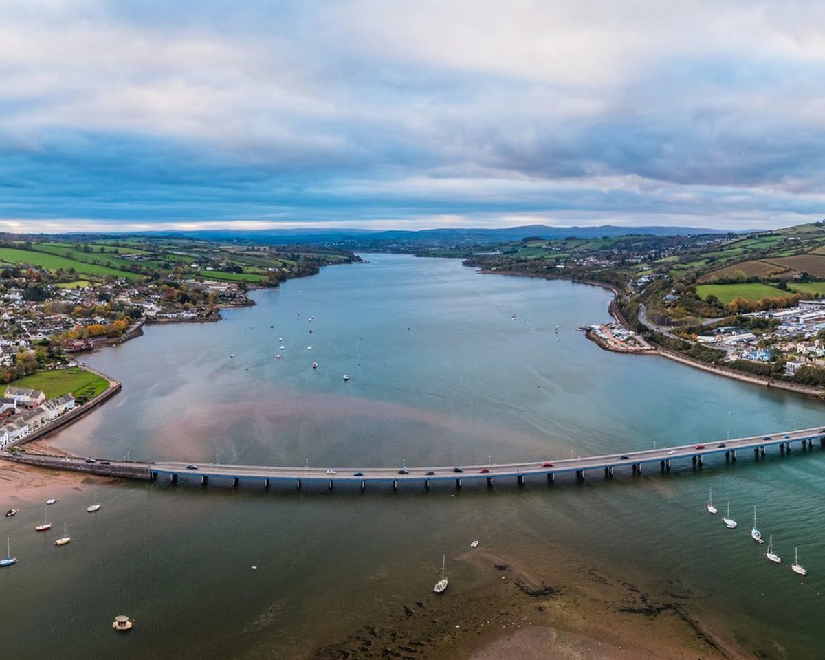 Teignmouth and the Teign estuary, South Devon
